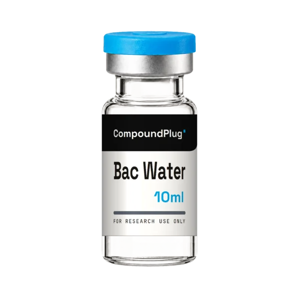 CompoundPlug bacteriostatic water 10ml vial, for research use only